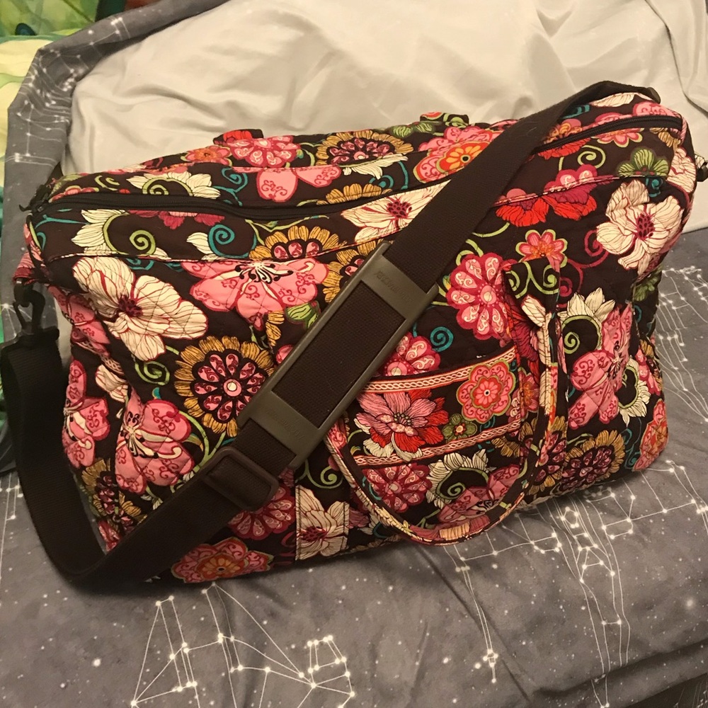 Vera Bradley Weekender - Mod Floral Pink
